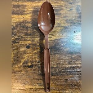 Vintage EKCO Nylon Plastic Serving Spoon Ladel Brown‎ USA
